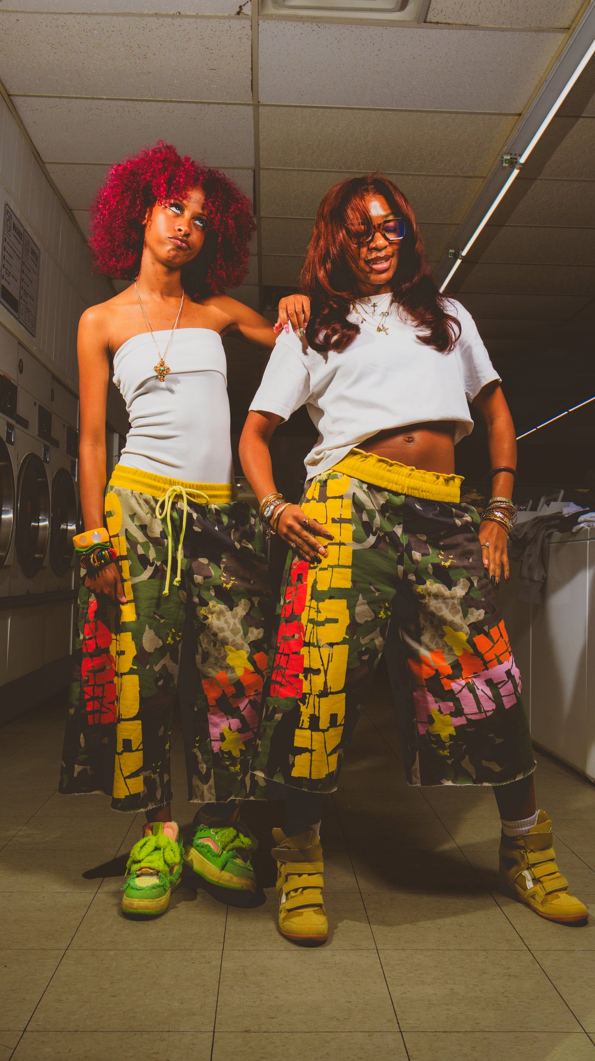 CFPP Baggy Camo Sweatshorts
