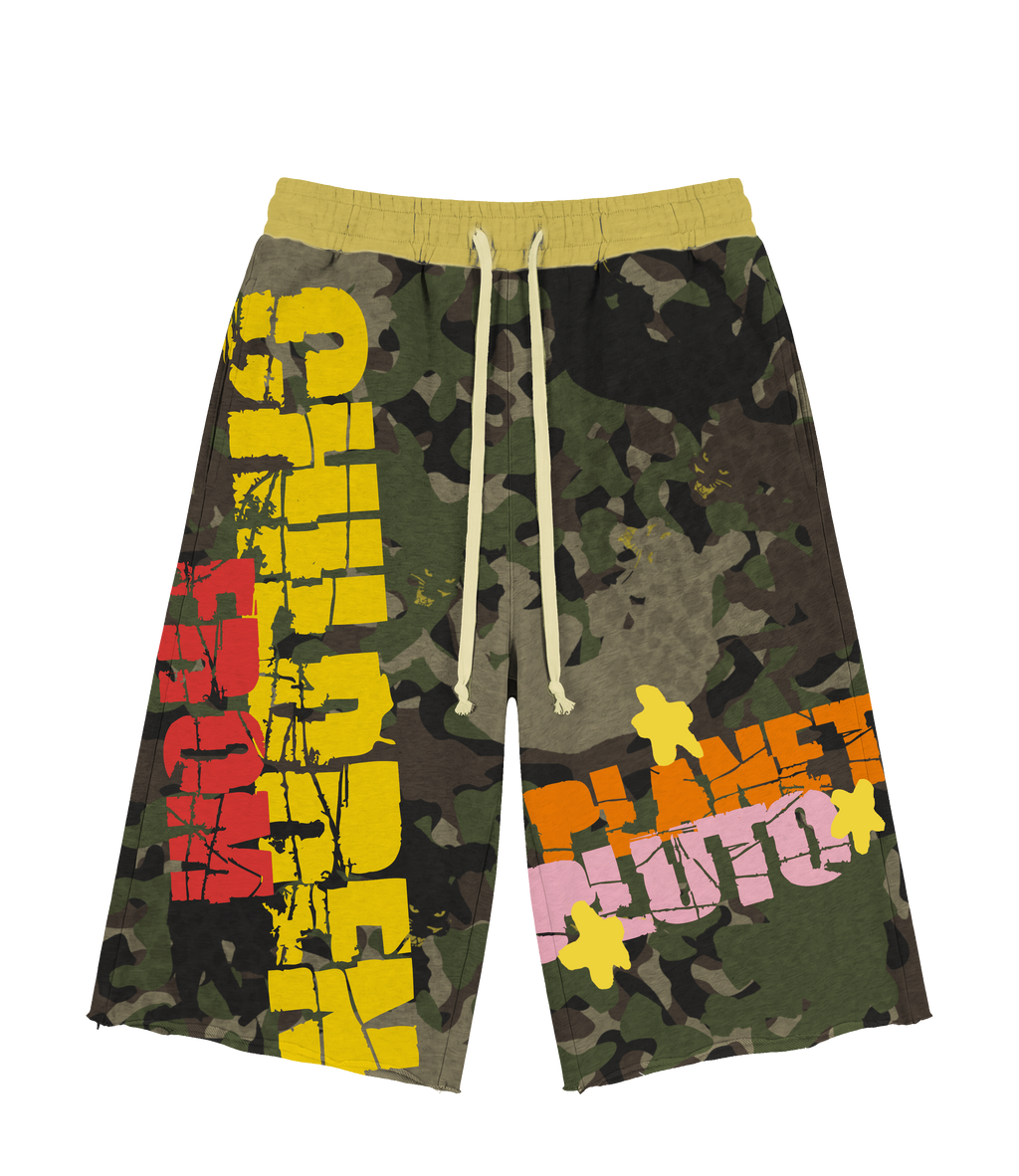 CFPP Baggy Camo Sweatshorts